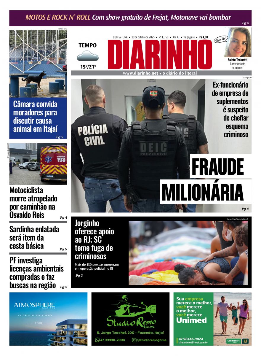 Confira a capa de hoje