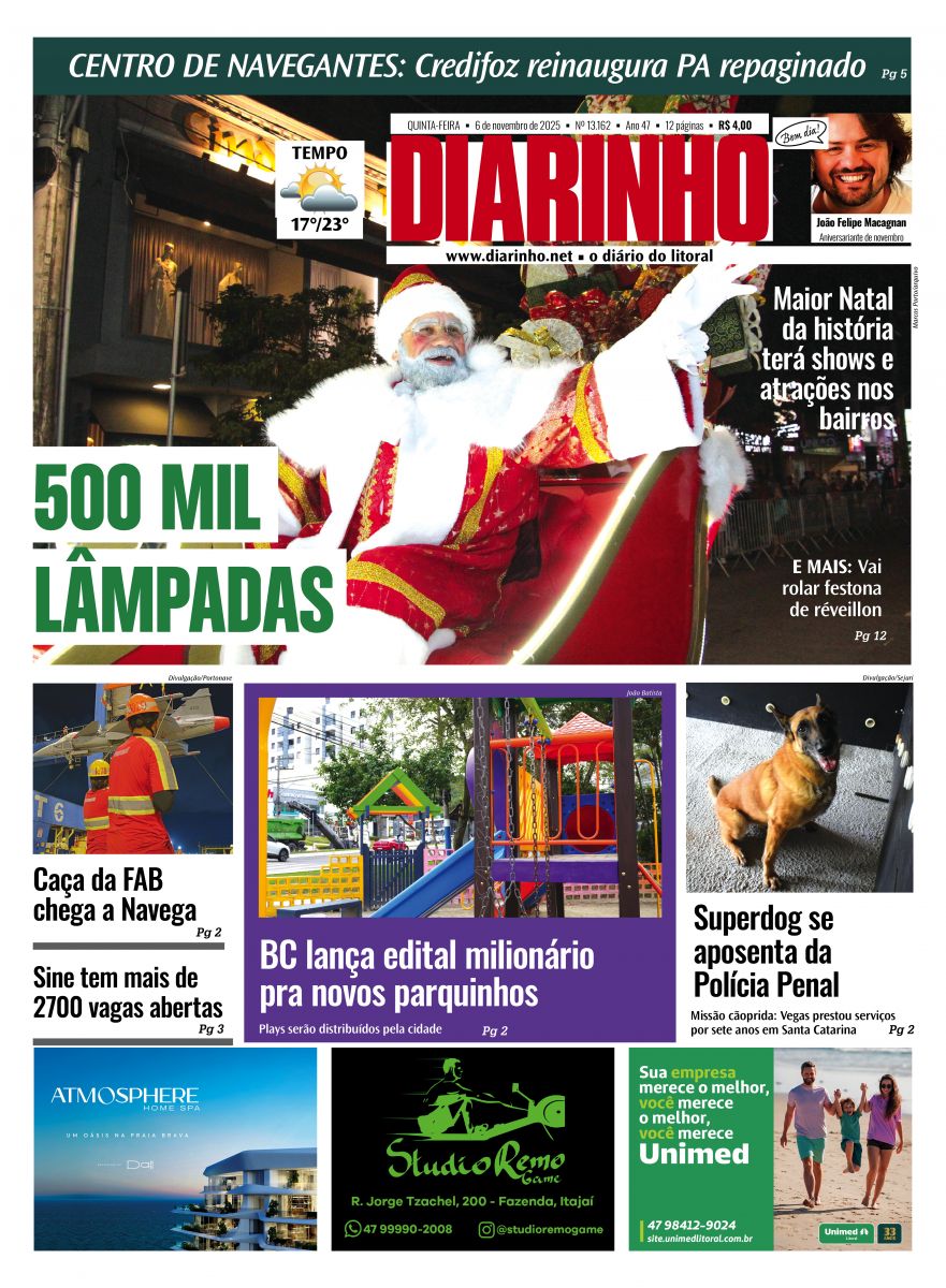 Capa de hoje