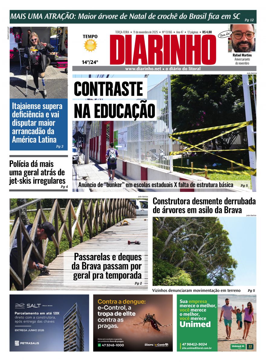 Capa de hoje