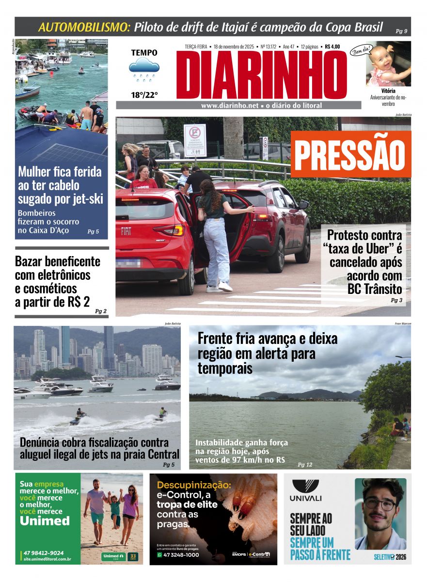 Capa de hoje