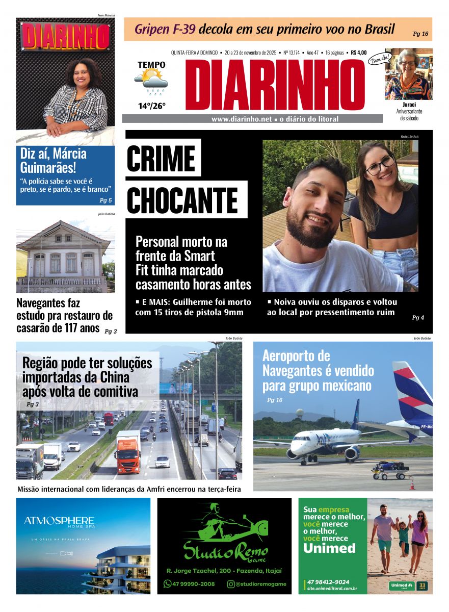 Capa de hoje