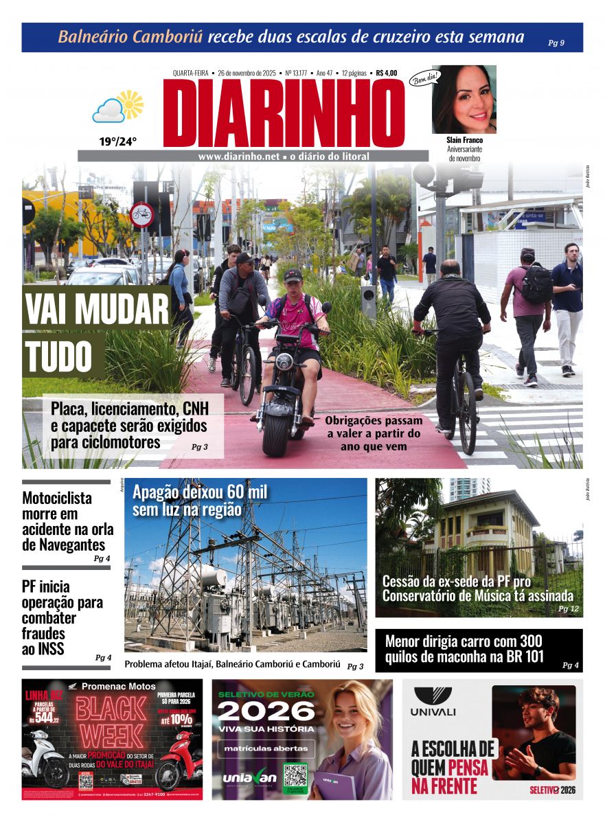 Confira a capa de hoje