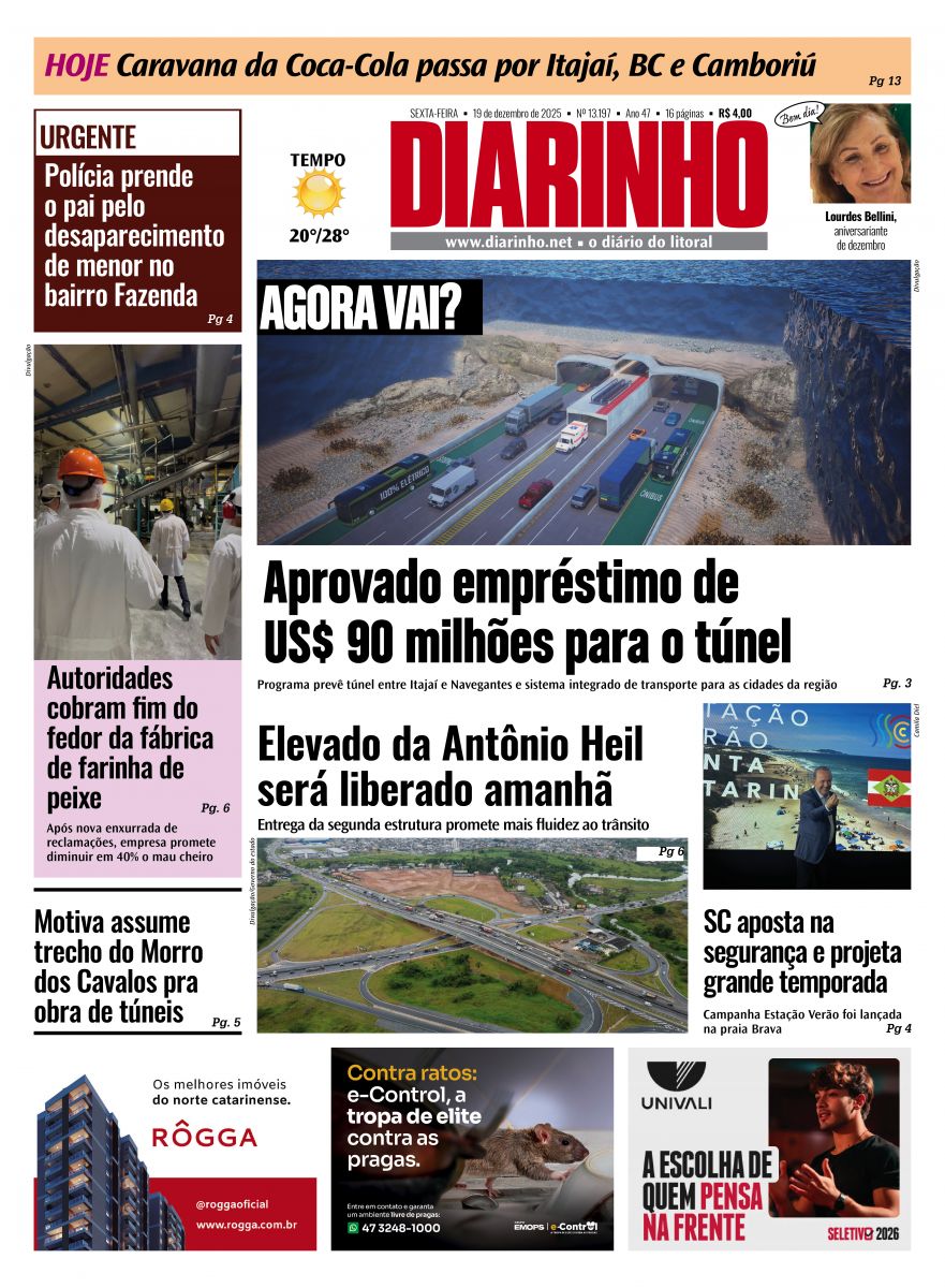 Capa de hoje