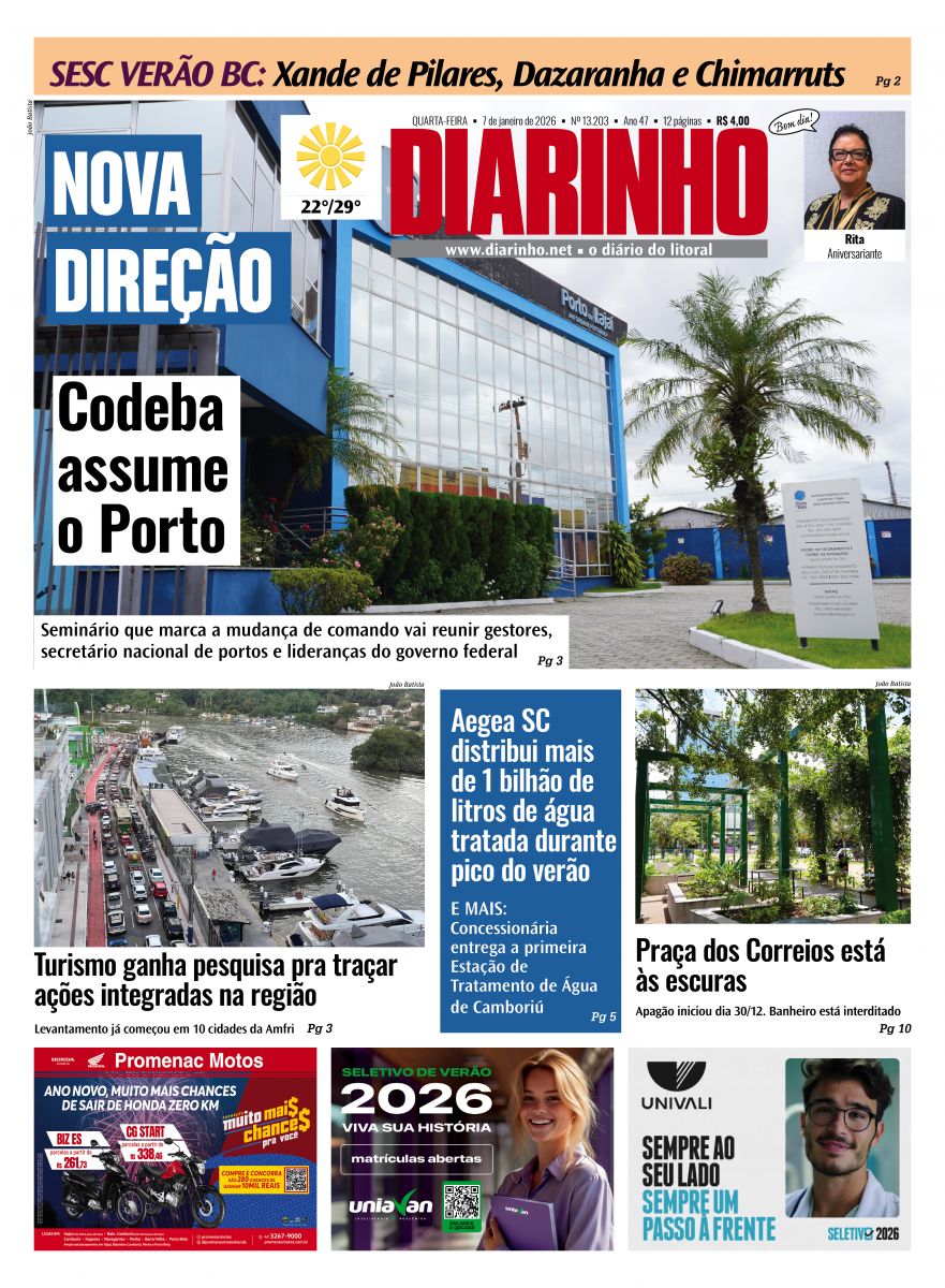 Capa de hoje