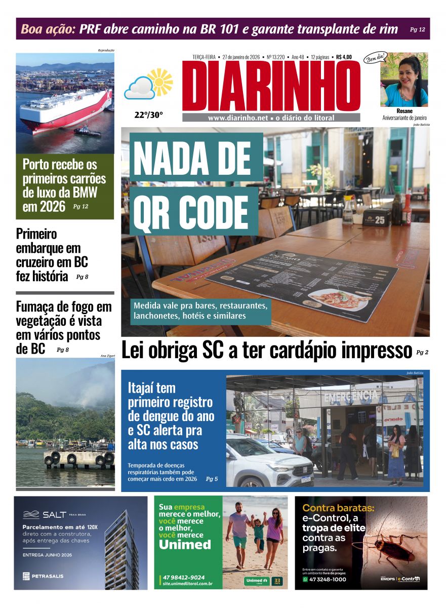 Confira a capa de hoje