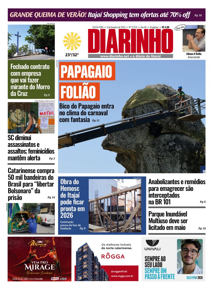 Capa de hoje