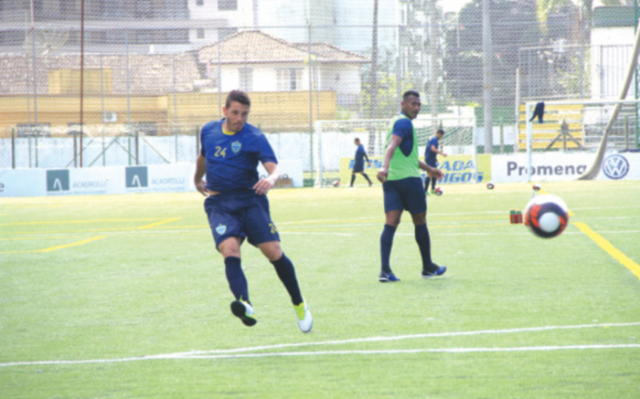 O Barra treinou forte para a partida