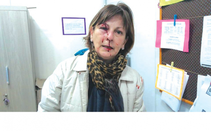 Márcia Friggi foi xingada e agredida violentamente por um aluno de 15 anos