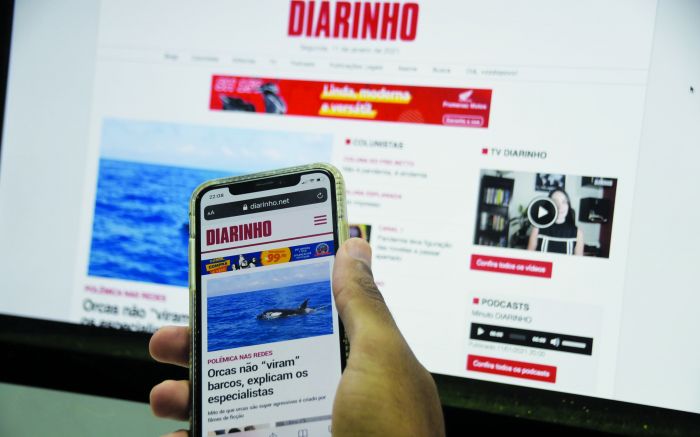 Novo site está no ar nesta terça-feira, dia em que se comemoram os 42 anos do jornal {FOTO : Franciele Marcon}