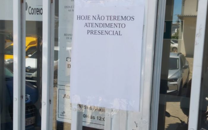 Correios não tem previsão de reabertura da unidade (Foto: leitor)