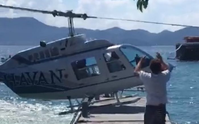 Piloto e dono de helicóptero podem ser punidos (Foto: Reprodução)