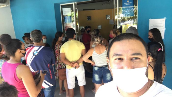 Empresário esperou mais de cinco horas até ser atendido {Foto: Leitor}
