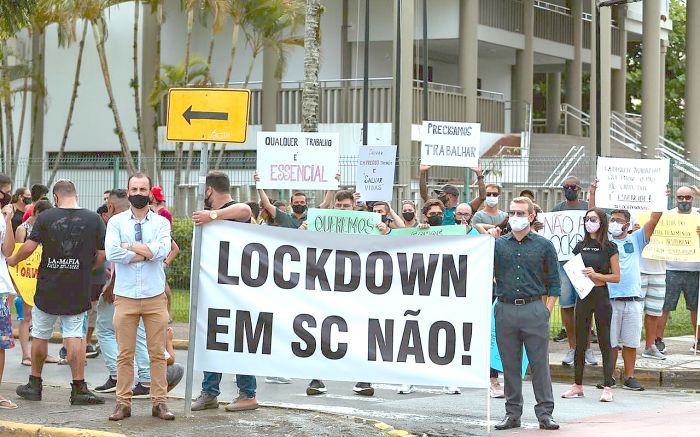 Protesto sairá da loja Havan às 14h30 (Crédito: Guma Miranda)