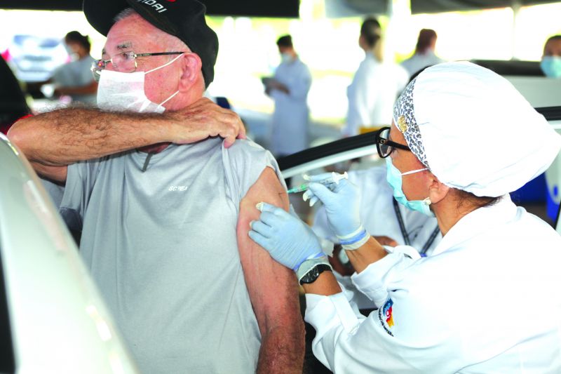 Itaja tem adesão  de 96% para segunda  dose da vacina