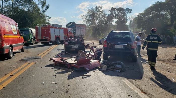 Acidente teria sido causado por mulher em surto
(foto: divulgação)