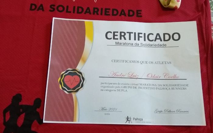  Atleta participa de maratona virtual e garante recorde individual. Foto: Divulgação
