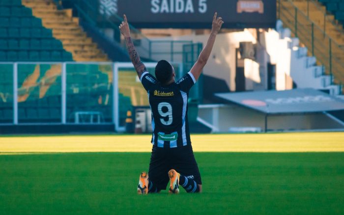 O único gol do jogo foi de Bruno Paraíba. Foto: Patrick Floriani/FFC