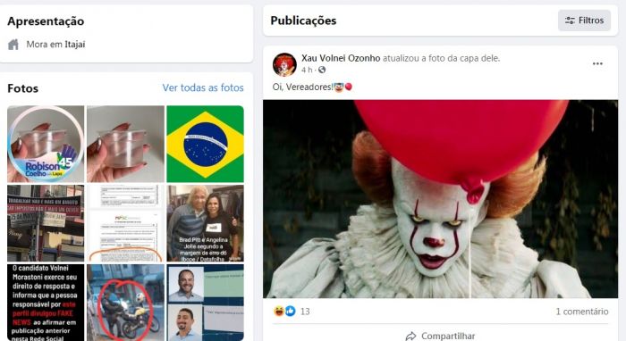 Procuradoria e presidência da câmara adotarão medidas jurídicas contra perfil (Foto: Reprodução)