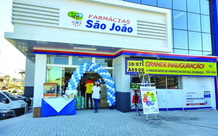 Farmácias São João inaugurou sua quarta unidade na Avenida Roberto