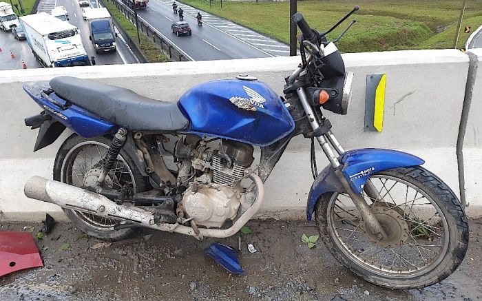 O motociclista Caio não resistiu aos ferimentos (Foto: Divulgação)