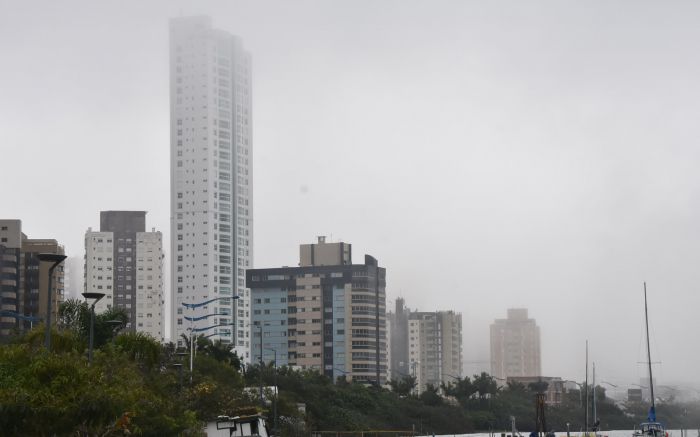 Voos foram cancelados em Navegantes
(Foto: Redação)