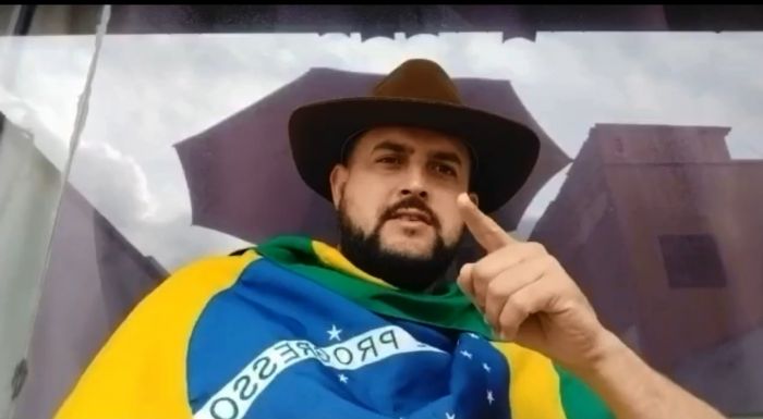 Líder bolsonarista disse que ordem é “ilegal” e desafiou ministro a ir prendê-lo na avenida Paulista (Foto: Reprodução)