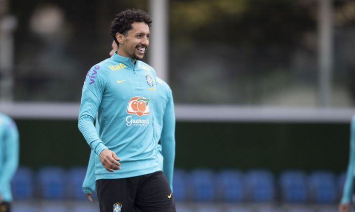 Marquinhos não jogará contra o Peru (Foto: CBF)
