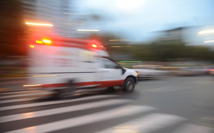 Vítima foi levada para o hospital