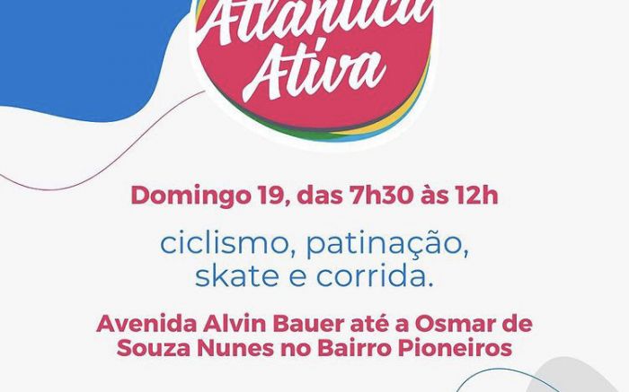 O projeto Atlântica Ativa agora é chamado de Primavera na Atlântica Foto: Divulgação