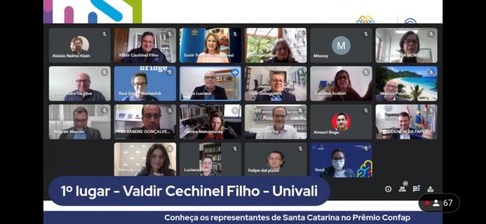 Reitor foi premiado pelos anos de dedicação á ciência e inovação (Foto: Divulgação)