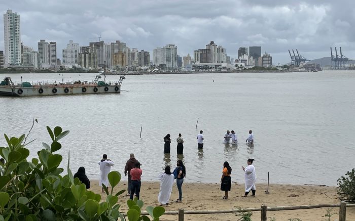 Cena chamou a atenção na manhã de domingo (Foto: da redação)