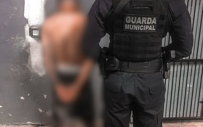 Agressor foi preso pela GM
(Foto: Divulgação)