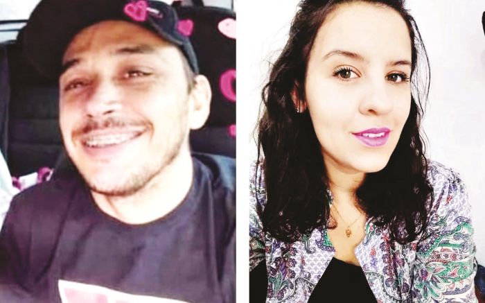 Adriano disparou dentro de uma oficina e fugiu do local. Barbra deixou uma menina de quatro anos. Fotos Divulgação.