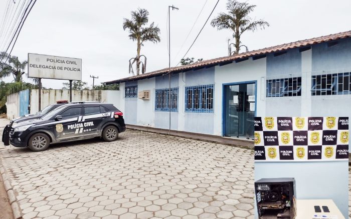 Polícia Civil de Canelinha aguarda perícia para saber se há mais envolvidos. Foto Divulgação. 
