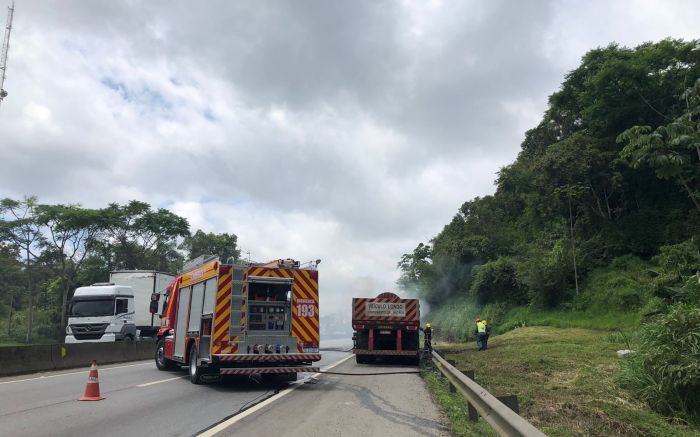 Ninguém ficou ferido durante a ocorrência Foto: Divulgação
