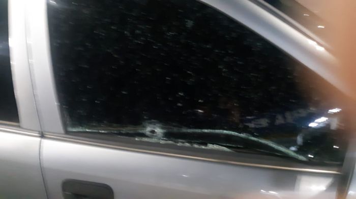 Disparos feriram rosto do outro condutor
(foto: divulgação)
