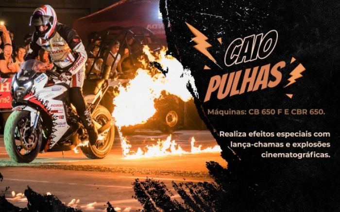As acrobacias de moto podem ser assistidas por toda a família
(foto: divulgação)