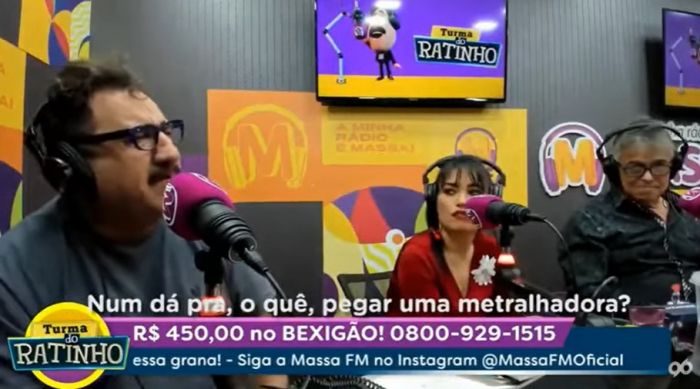 Ofensas ocorreram em programa de rádio da emissora de Ratinho
Imagem: Reprodução.
