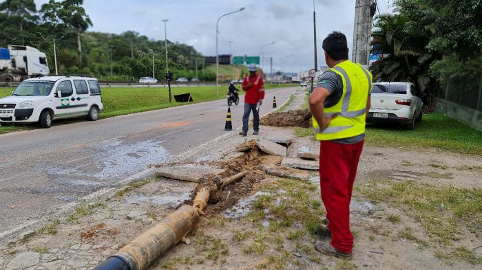 Último bairro de Camboriú sem água encanada teve rede adutora implantada (FOTO: Divulgação)