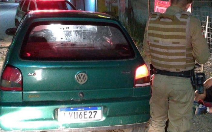 O condutor, de 21 anos, possui passagens por lesão corporal e ameaça
Foto Divulgação.