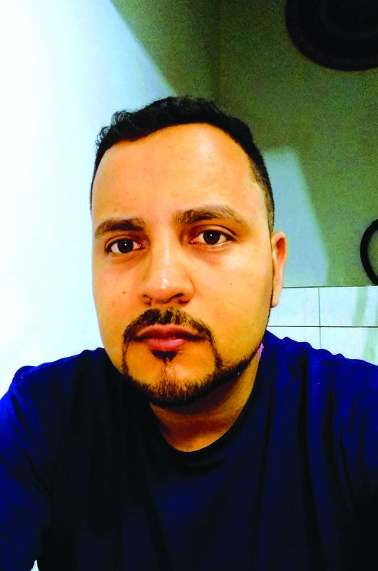 André Luiz dos Santos  é voluntário há 14 anos