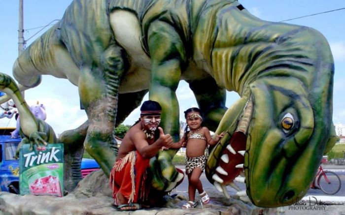 Cícero ainda no parque Beto Carrero, onde atuou em vários espetáculos
Foto Arquivo.