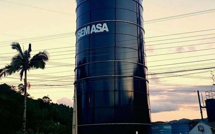 Nova torre de água fica no Limoeiro (Foto: Divulgação)