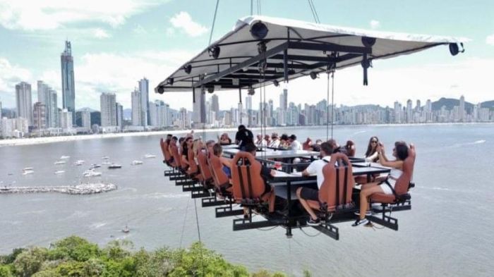 Gitanna Lounge Air servia refeições a partir de R$ 300 por pessoa
Foto: Divulgação