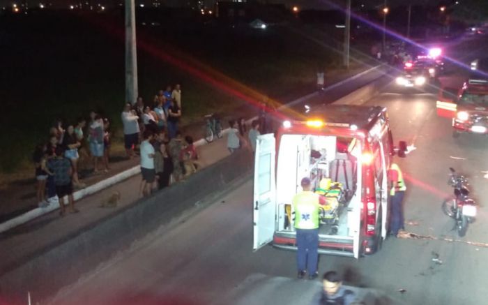 Piloto teve ferimento gravíssimo na perna
Foto: Divulgação