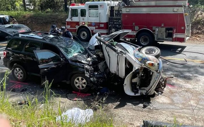 Fusca de Jessé ficou destruído
