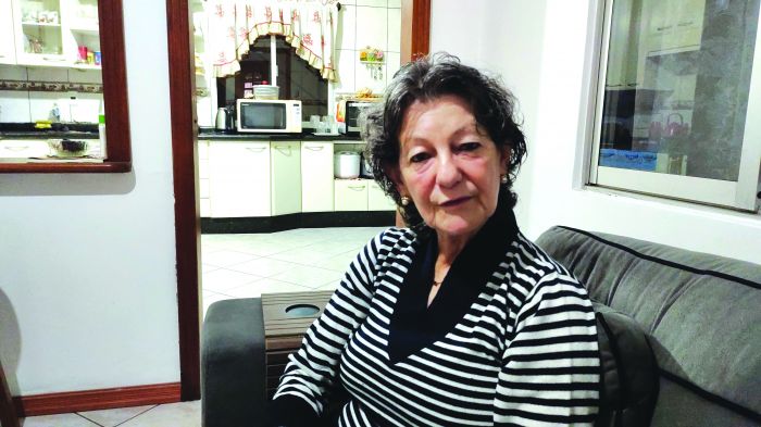 Rita de Cássia lecionou matemática por décadas no colégio Dom Afonso Nieheus (foto: Joca Baggio)