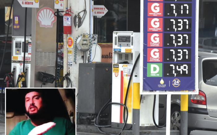 Zé Trovão (foto), caminhoneiro bolsonarista, quer que a Petrobras reduza diesel em 25% (fotos: João Batista)