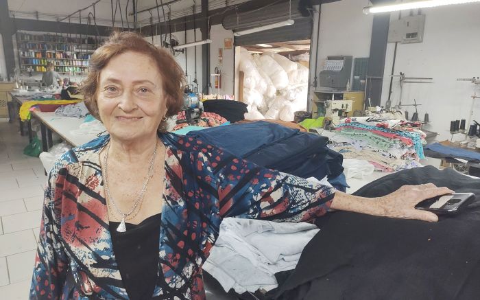 Dona Terezinha trabalhou no Hotel Marambaia por duas décadas (FOTO: JOCA BAGGIO)