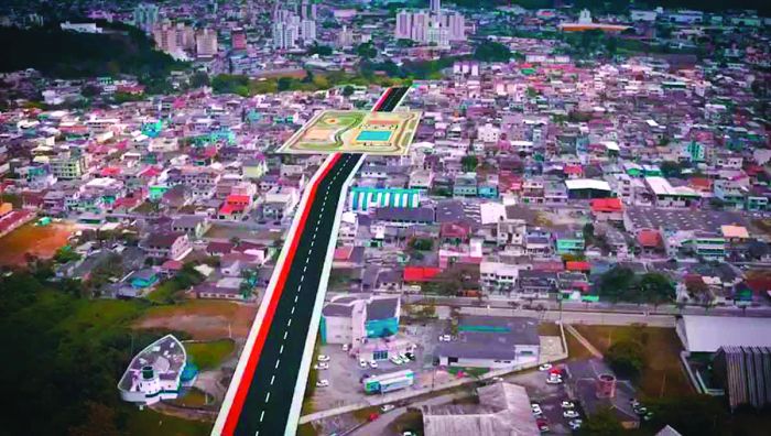 Obra de avenida está orçada em R$ 43 milhões
(foto: reprodução)